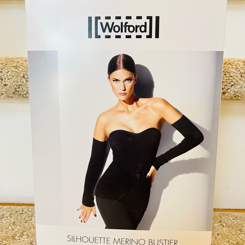 Wolford Black Silhouette Merino Bustier